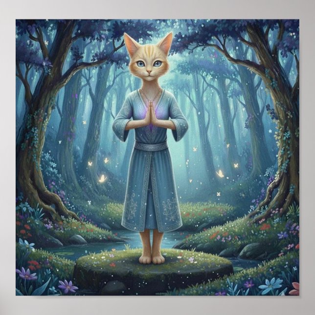 Póster MysticMoonLiteMeditación (Frente)