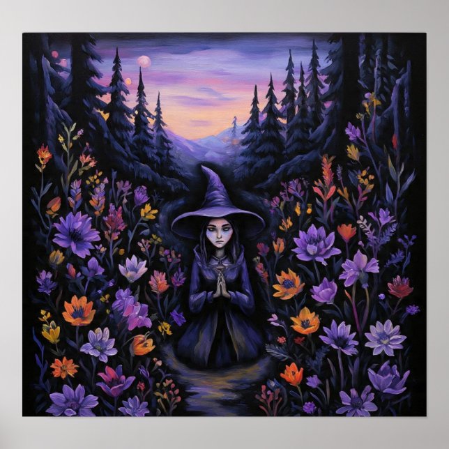 Póster MysticWildFlowerWitch (Frente)