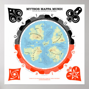 Póster Mythos Mappa Mundi