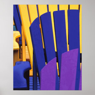 Póster N.A. Canadá, Nueva Escocia, Bridgewater. Colorido