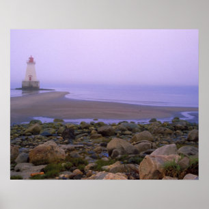 Póster N.A. Canadá, Nueva Escocia, condado de Shelburne.