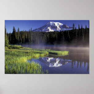 Póster N.A., EE.UU., Washington, Monte Rainier National 5