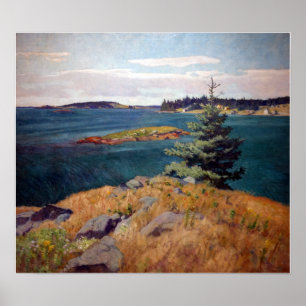 Póster N.C. Wyeth Georges Islands, Penobscot Bay, Maine