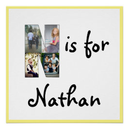 Póster N es para Nombre