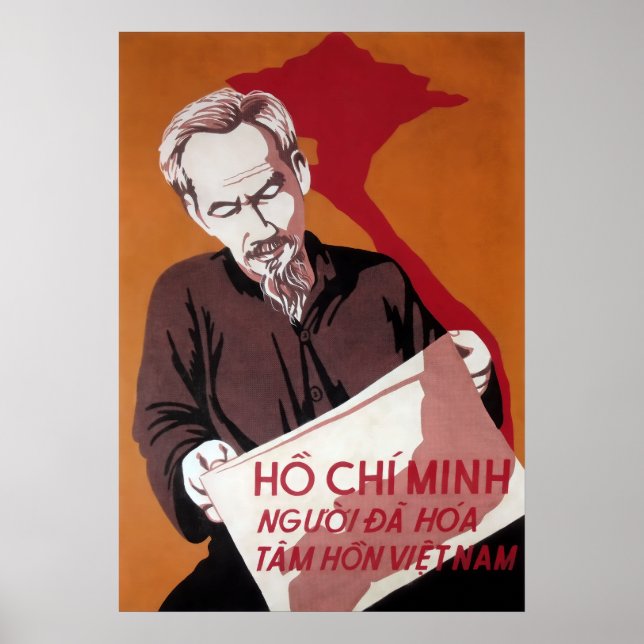 Póster N. VIETNAM - HO CHI MINH - ALMA del VIETNAMITA (Frente)