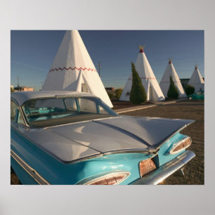 Póster NA, EE.UU., Arizona, Holbrook Route 66, Wigwam 2