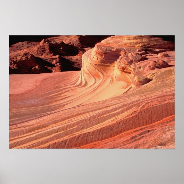 Póster NA, EE. UU., Utah, Vermillion Cliffs. Coyote Butte (Frente)