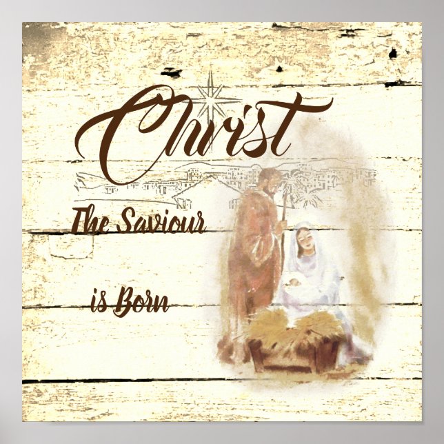 Póster Nace Cristo Salvador (Frente)