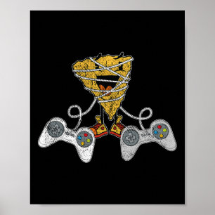 Póster Nacho Gaming Cinco De Mayo Divertido Control de Vi