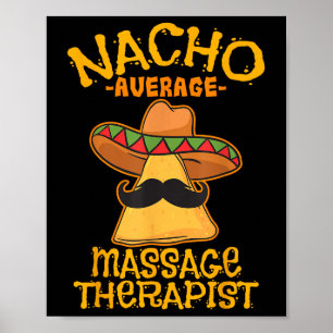 Póster Nacho Media De Terapia Masaje Meuse Cinco De Mayo
