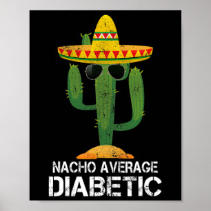 Póster Nacho Promedio De Pruebas De Concienciación Sobre