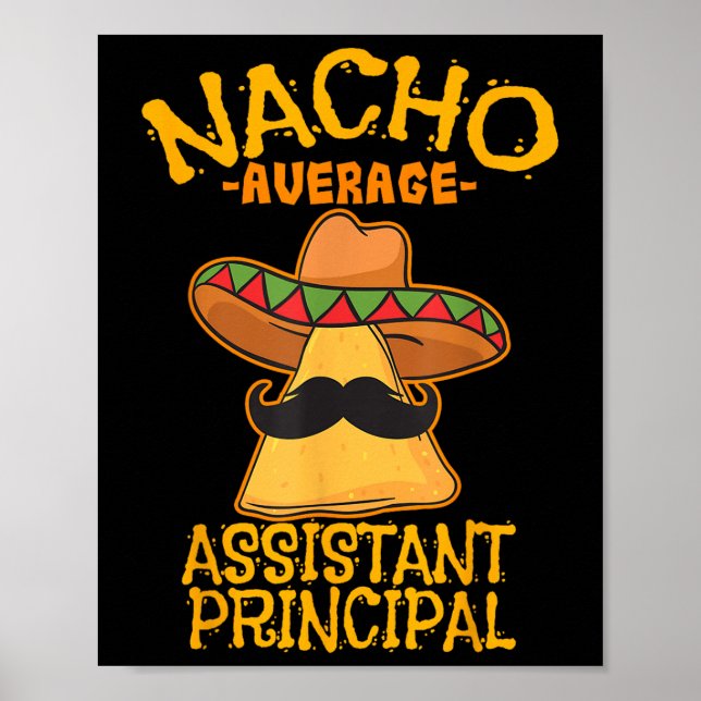 Póster Nacho promedio del maestro principal de nitrógeno  (Frente)