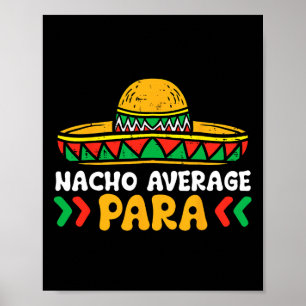 Póster Nacho Promedio Para Cinco De Mayo Plaza De Fiesta