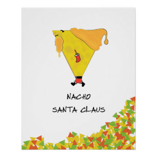Póster Nacho Santa con chile