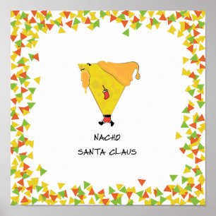 Póster Nacho Santa con chile