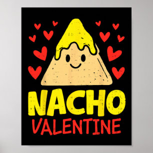Póster Nacho Valentine Día de San Valentín Divertida Comi