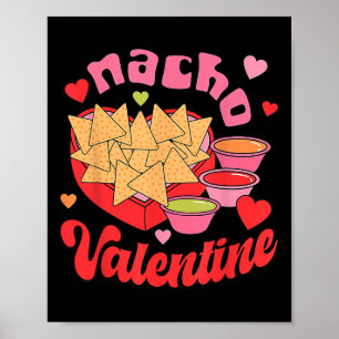 Póster Nacho Valentine Feliz Día de San Valentín Chiste d