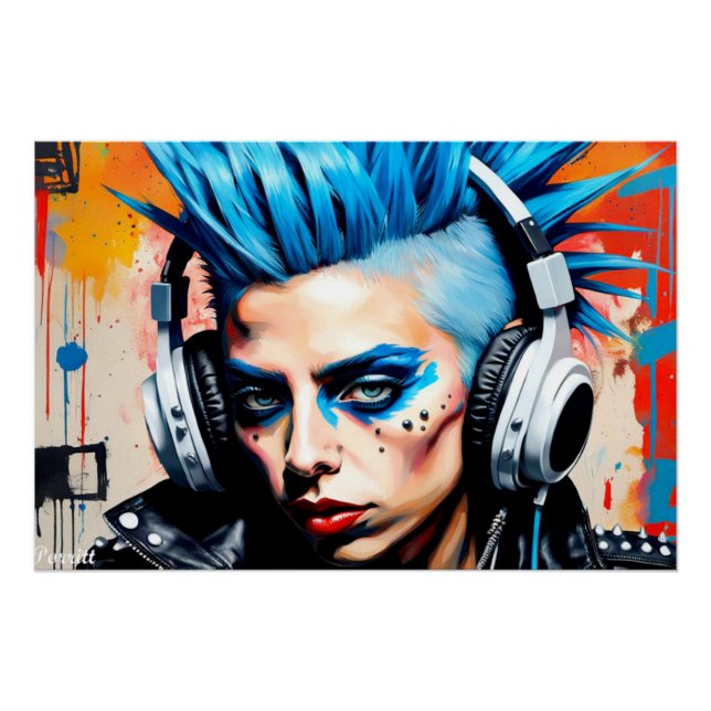 PÓSTER NACIDO DE ESTA FORMA DE PUNK 2 (Anverso)