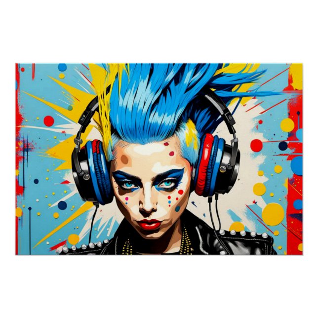 PÓSTER NACIDO DE ESTA FORMA DE PUNK 4 (Anverso)