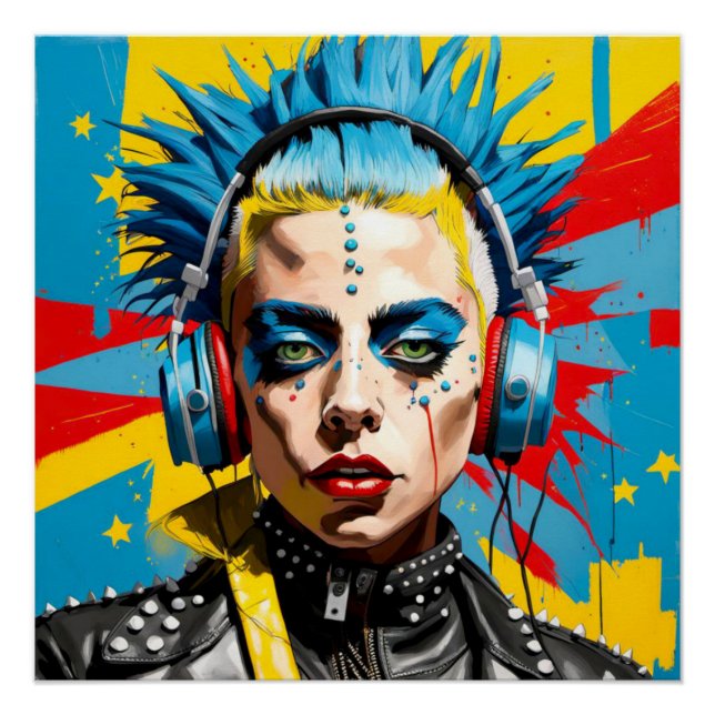 PÓSTER NACIDO DE ESTA FORMA DE PUNK 5 (Anverso)