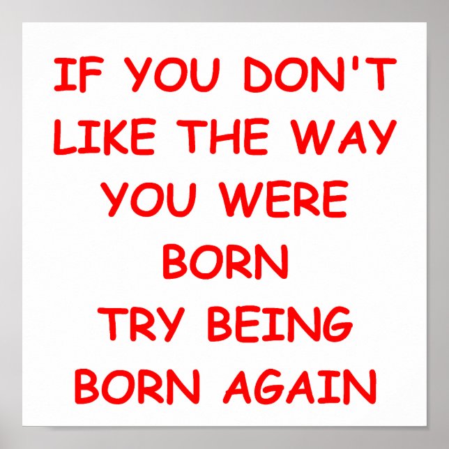 PÓSTER NACIDO DE NUEVO (Frente)