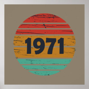 Póster Nacido en 1971