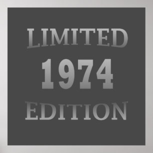 Póster Nacido en 1974 por cumpleaños