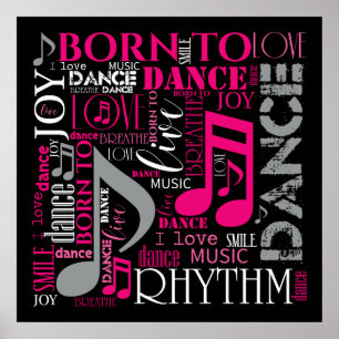 Póster Nacido en Dance Pink ID277