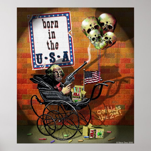 Póster Nacido en Estados Unidos (Frente)