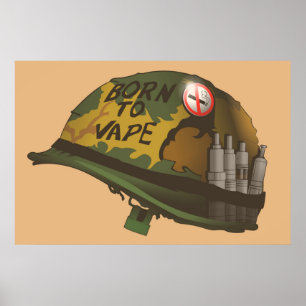 Póster Nacido en Vape