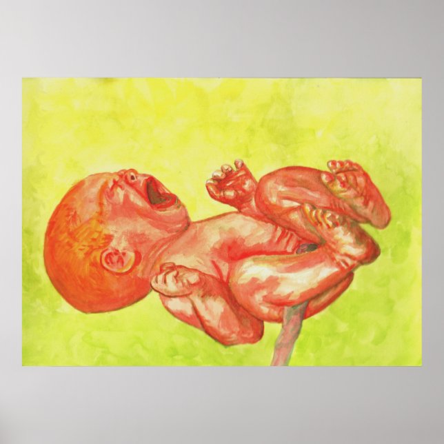 Póster Nacido nuevo de Baby Wailer (Frente)