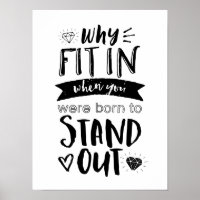 Nacido Para Destacar A Poster Motivacional De Guay