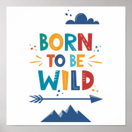 Póster Nacido para ser salvaje