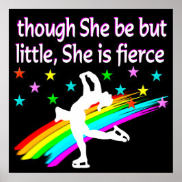 PÓSTER NACIDO PARA SER UN CAMPEONATO DE PATINAJE DE FIGUR