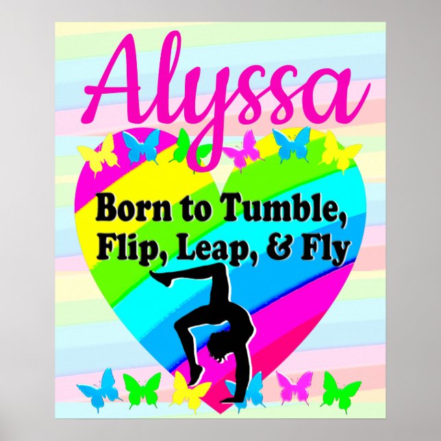 PÓSTER NACIDO PARA SER UNA REINA DE TUMBLING (Frente)