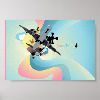 Póster Nacido Para Volar
