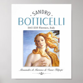 Póster Nacimiento de Botticelli de Venus Pintura y Painte