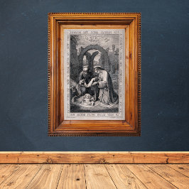 Póster Nacimiento de Cristo Navidades cristianos Escena d