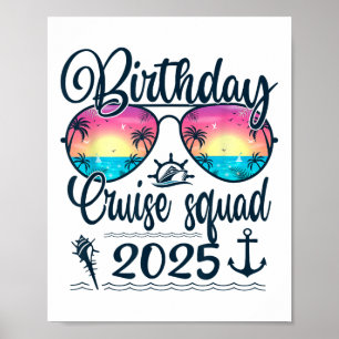 Póster Nacimiento de crucero de la brigada de cruceros de