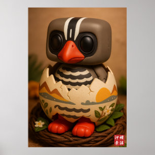 Póster Nacimiento de Kagu.