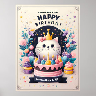 Póster Nacimiento de la niña