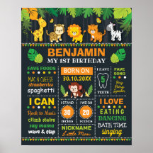 Nacimiento de un niño con Safari en la selva