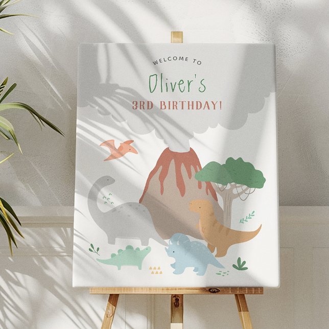Póster Nacimiento de un niño volcánico de dinosaurio (Subido por el creador)