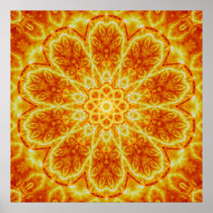 Póster Nacimiento de un Sun Mandala