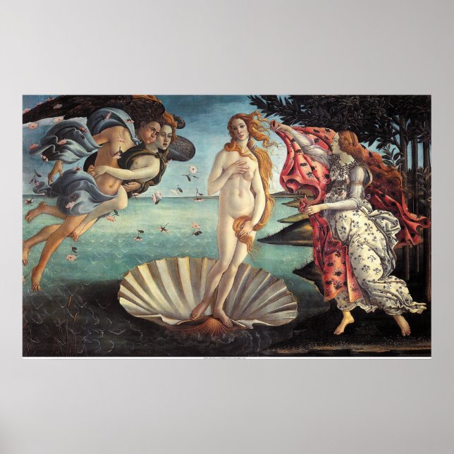 Póster Nacimiento de Venus (Frente)