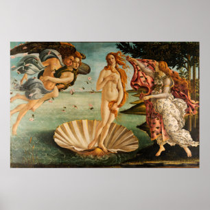 Póster Nacimiento De Venus Botticelli