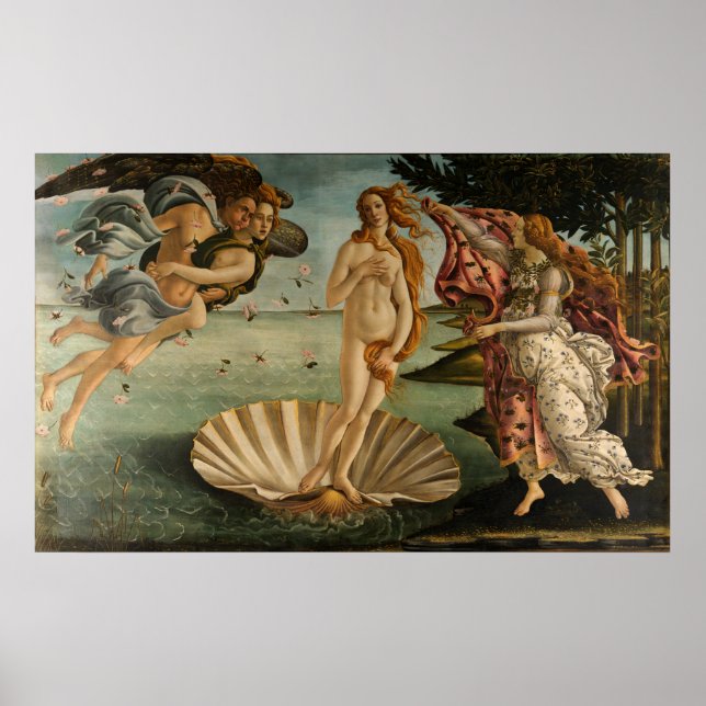 Póster Nacimiento de Venus por Botticelli (Frente)