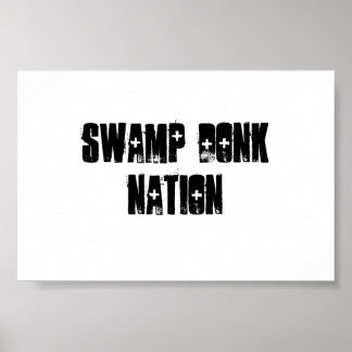 Póster Nación de los Donk Swamp