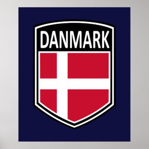 Póster Nacional - Danmark