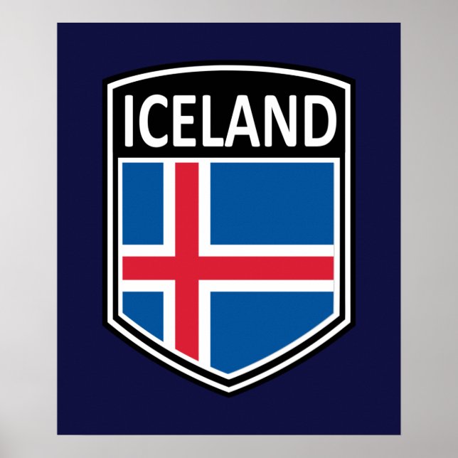 Póster Nacional - Islandia (Frente)